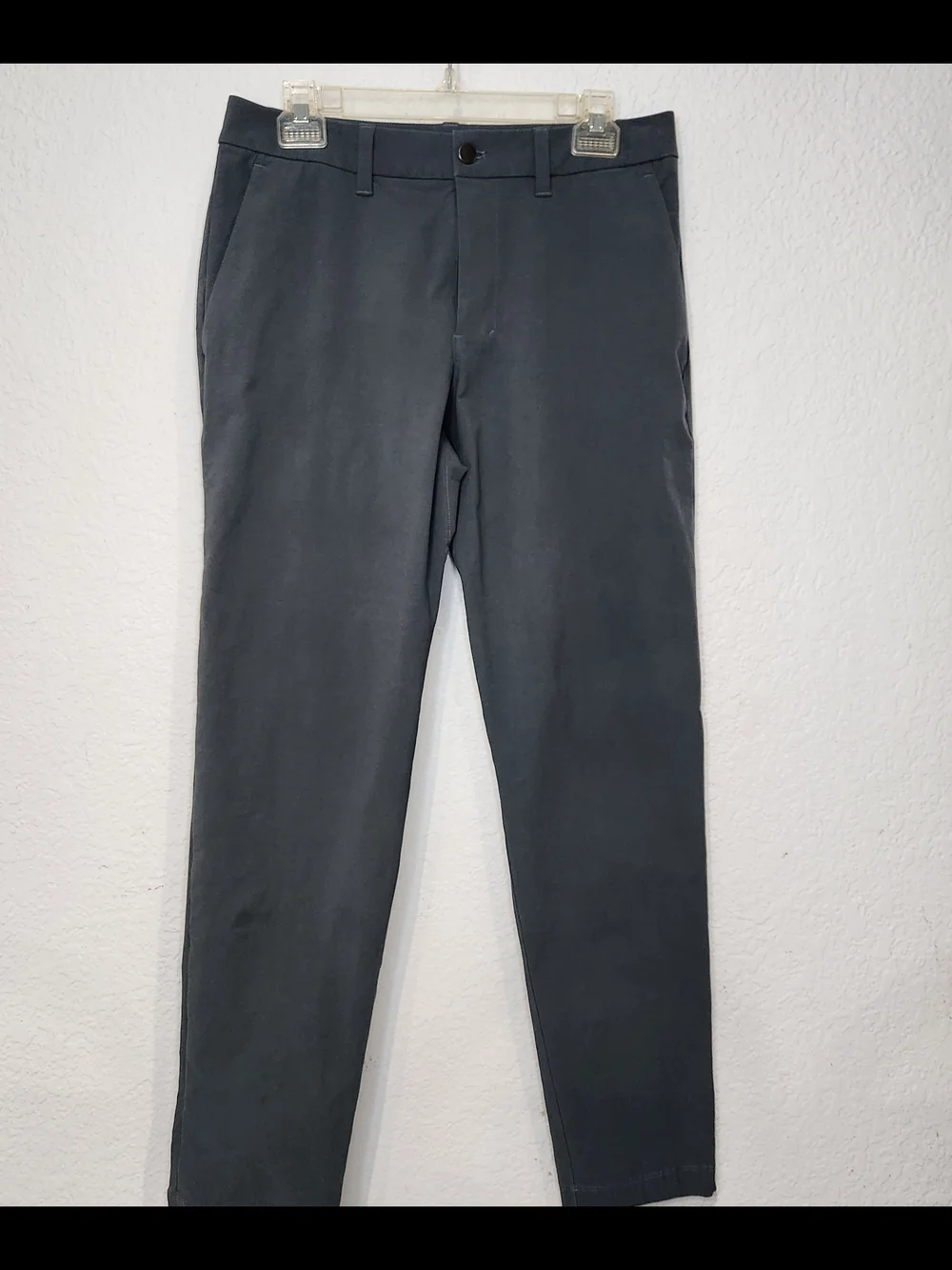 lululemon  Men's Charcoal Straight Chinos